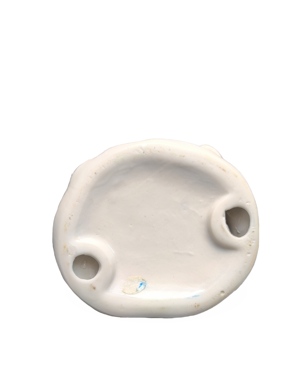 Фарфоровая статуэтка "Девушка с собачкой и лирой" Германия