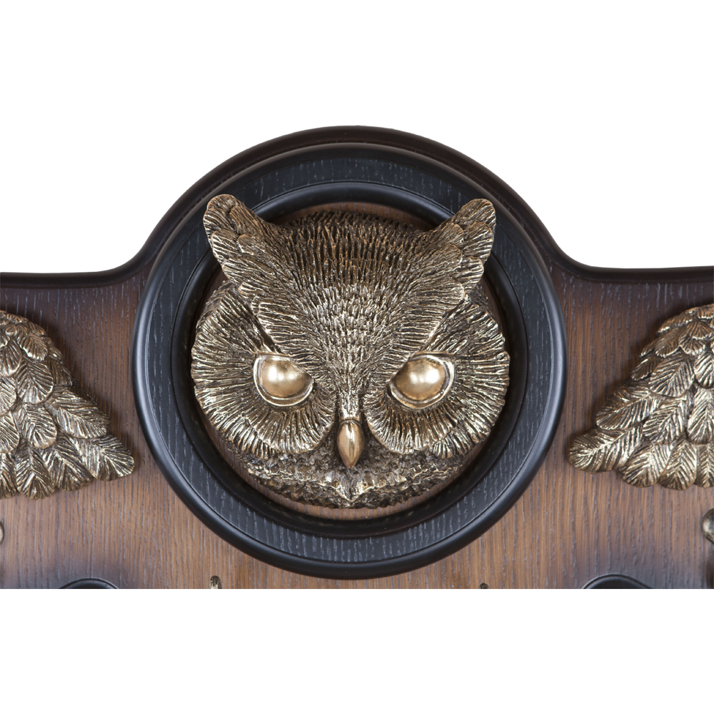 Вешалка настенная Bubo Орех Бронза