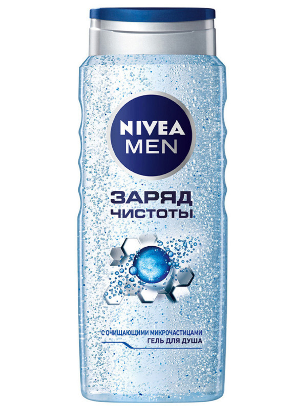 NIVEA Men Гель для душа мужской Заряд чистоты 500 мл (54319)