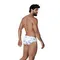 Мужские плавки белые с принтом Clever Moda FRESH SWIMSUIT BRIEF 138101