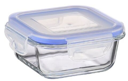 Контейнер д/продуктов квадратный Appetite 520мл стекло, крышка пластик