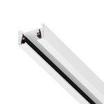 502035-T Трек 2-контактный со стыковочным пазом BARRA, длина 3м, БЕЛЫЙ МАТОВЫЙ (плоские медные жилы, питание и заглушка в комплекте)