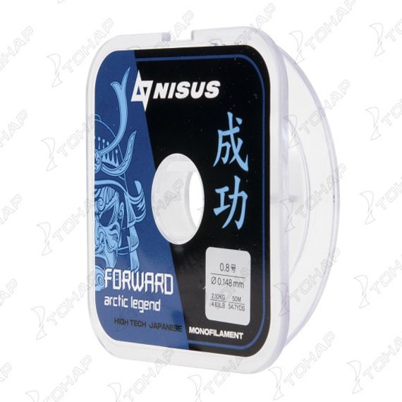 Леска FORWARD ARCTIC LEGEND 0,148mm/50m Nylon Transparent (N-FAG-0.148-50) Nisus