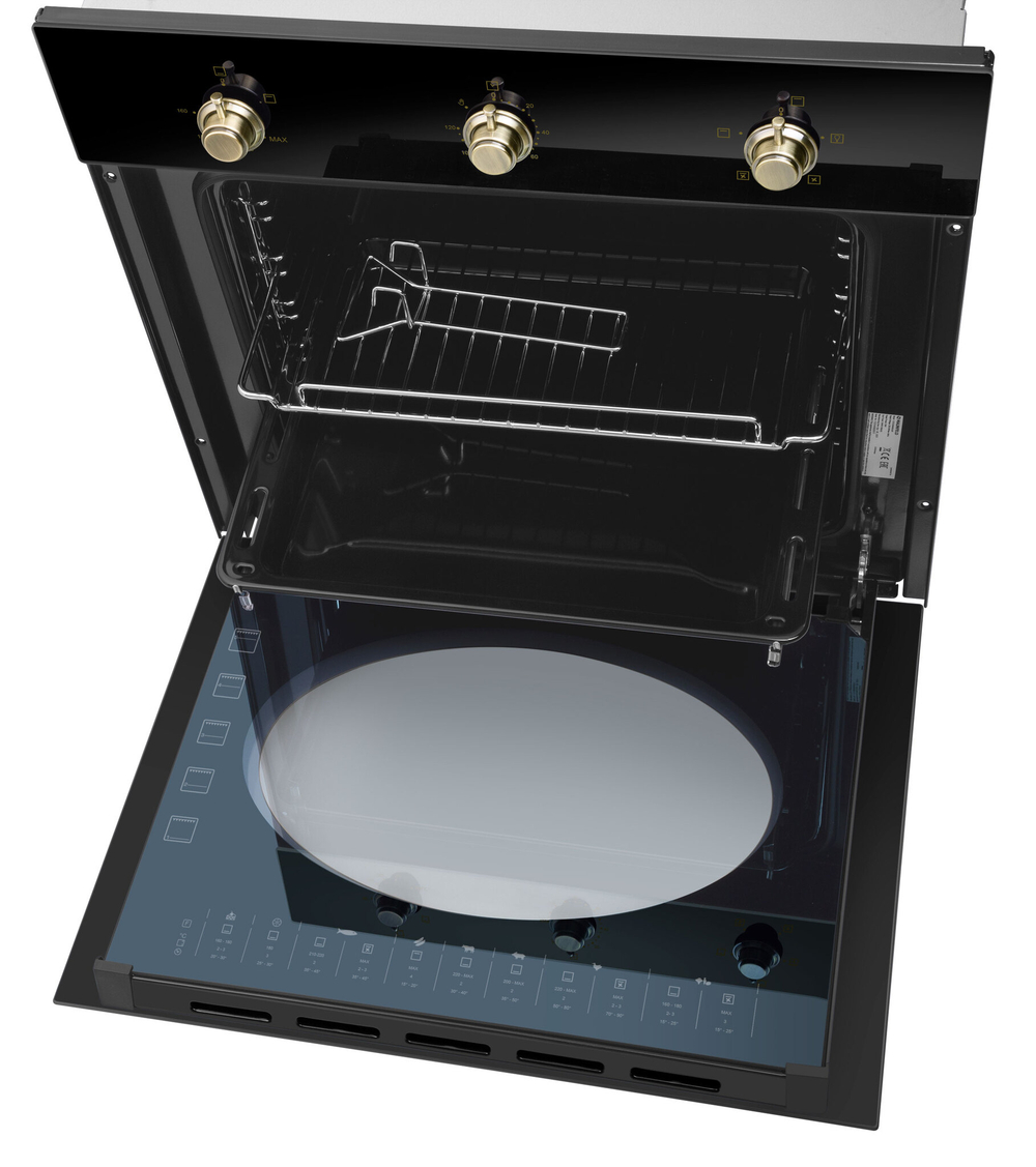 Шкаф духовой газовый MAUNFELD EOGC604RBG.MT (с электрическим грилем) фото 7