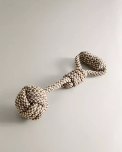 ZARA HOME ВЕРЕВОЧНЫЙ ПРОРЕЗЫВАТЕЛЬ ДЛЯ ЗУБОВ С УЗЛАМИ ДЛЯ СОБАК, СЕРЫЙ