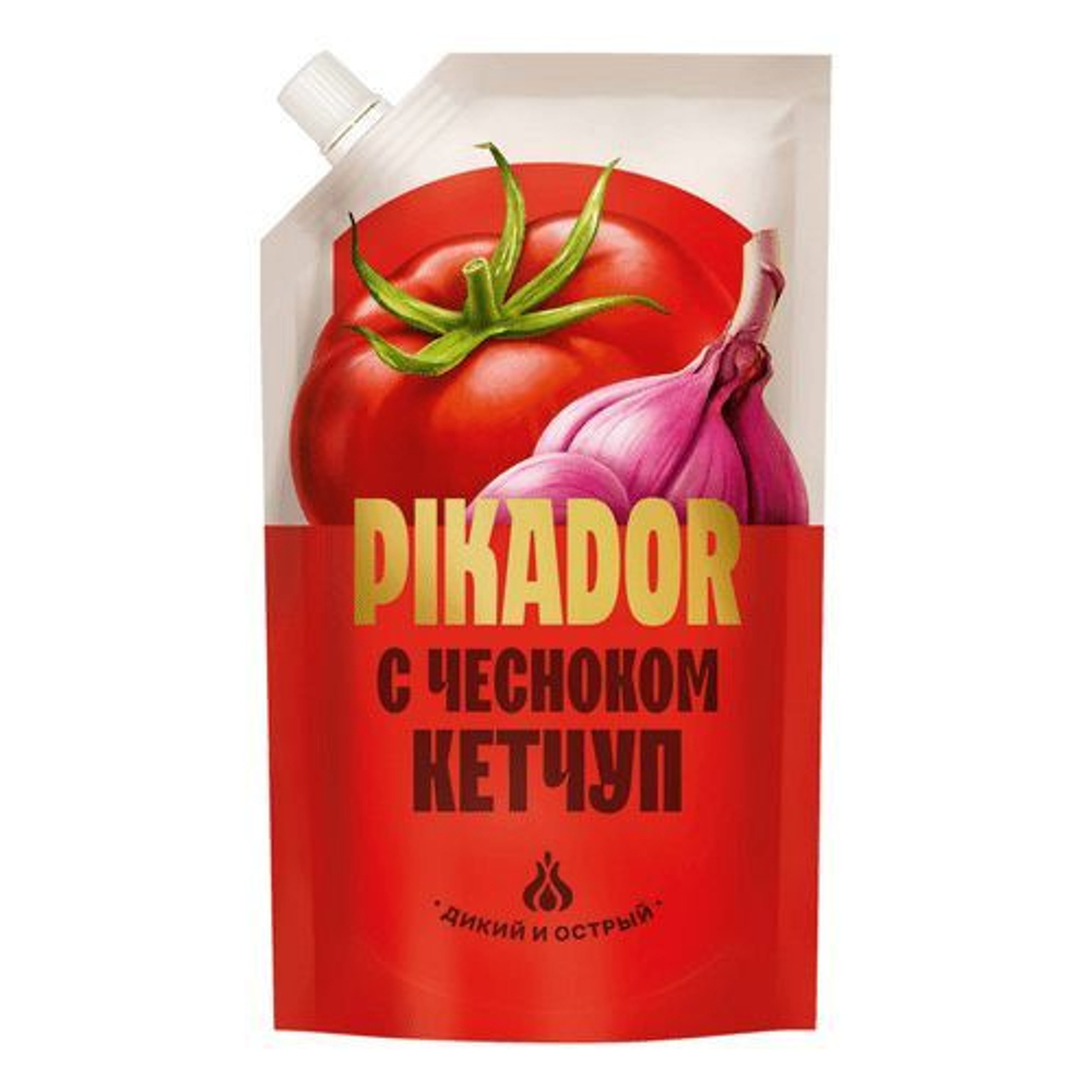 Кетчуп Пикадор HEINZ с чесноком 300г дой-пак