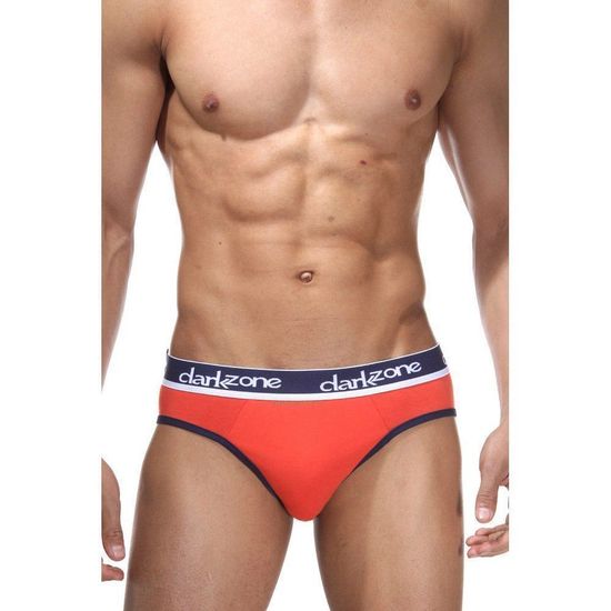 Трусы мужские слипы оранжевый DARKZONE DZN6207