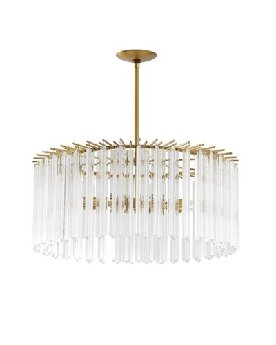 Золотая стеклянная люстра “Азра”