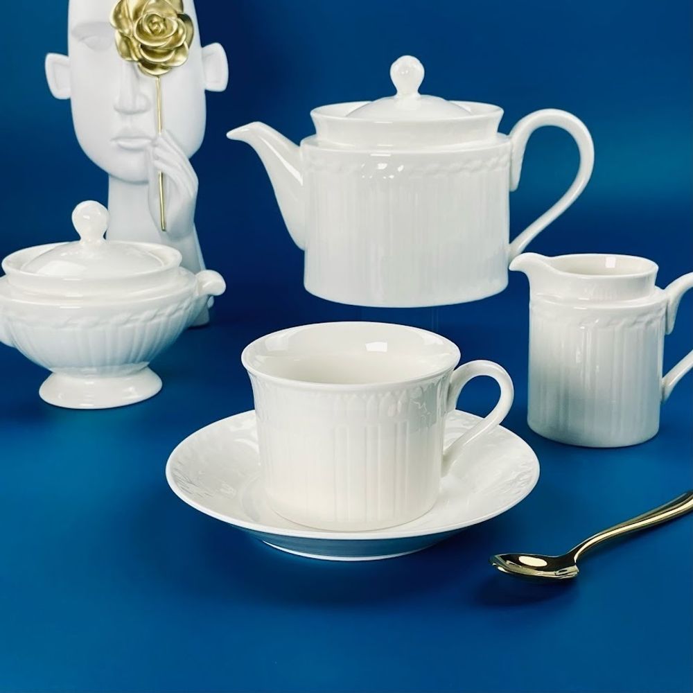 Lenardi 305-319 Чайный сервиз 17пр.340мл в под.уп.(х3)Фарфор