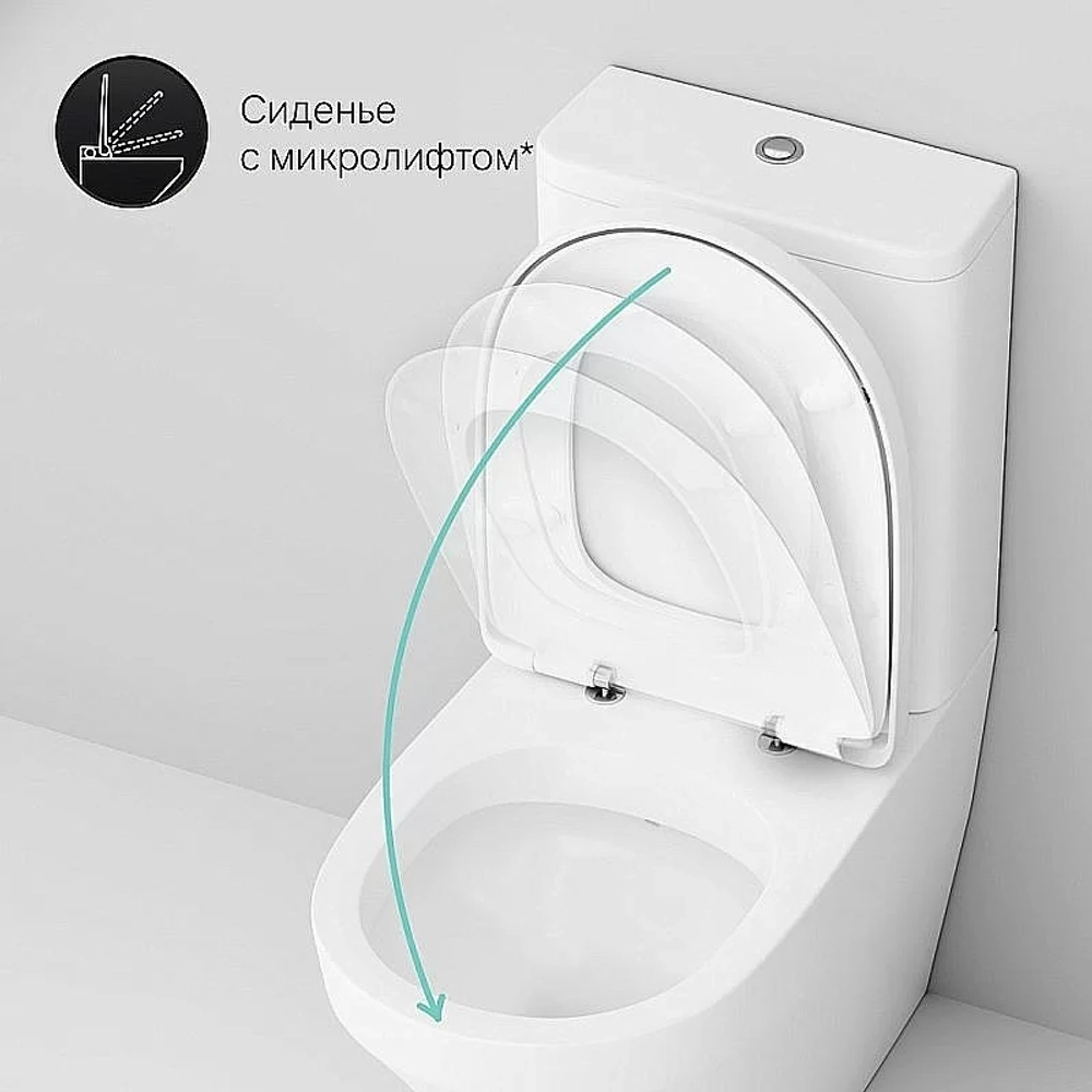 Унитаз-компакт AM.PM Inspire C508607WH белый, с бачком