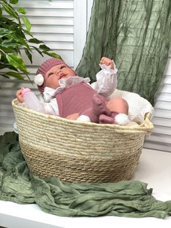 Кукла Manolo Dolls мягконабивная Joana 47см в пакете (1182)