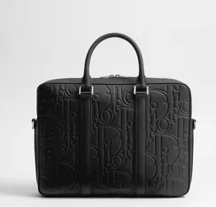Портфель Dior Zipped, чёрный