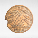 Germany, 5 Reichspfennig, 1926, (Berlin Mint - "A"), F