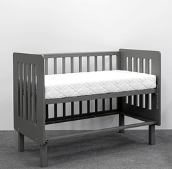 Кровать Antemi Mari 120х60 с маятником Ник 14 г Графит + НиК 15 г Графит