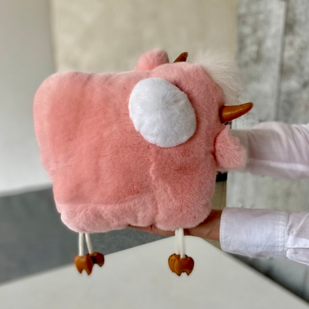 Подушка Бычок (розовая)