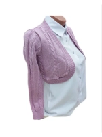 Болеро вязаный для девочек