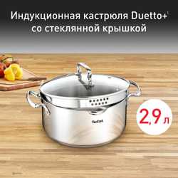 Кастрюля с крышкой Tefal Duetto+ 2.9 л 20 см G7194456