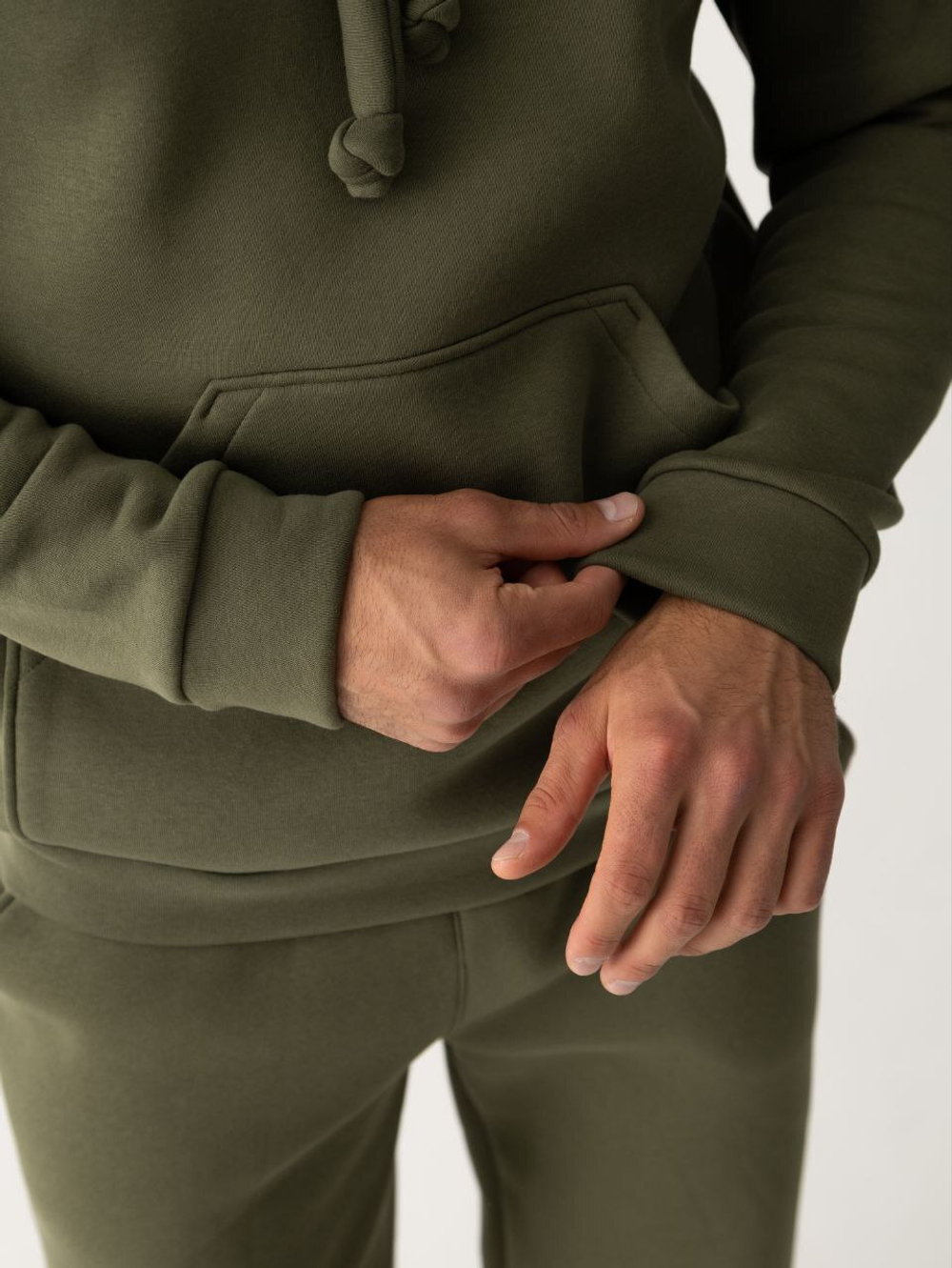 Костюм мужской спортивный теплый. Хаки