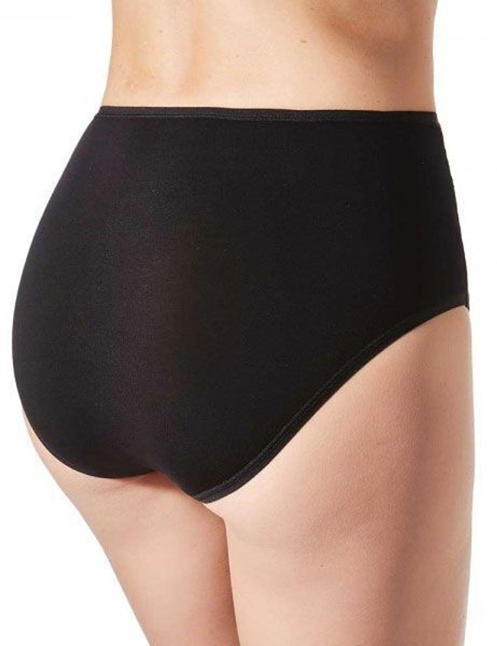 Высокие трусики с кружевом Esencial Lace (Размер: XL) (Цвет: черный)