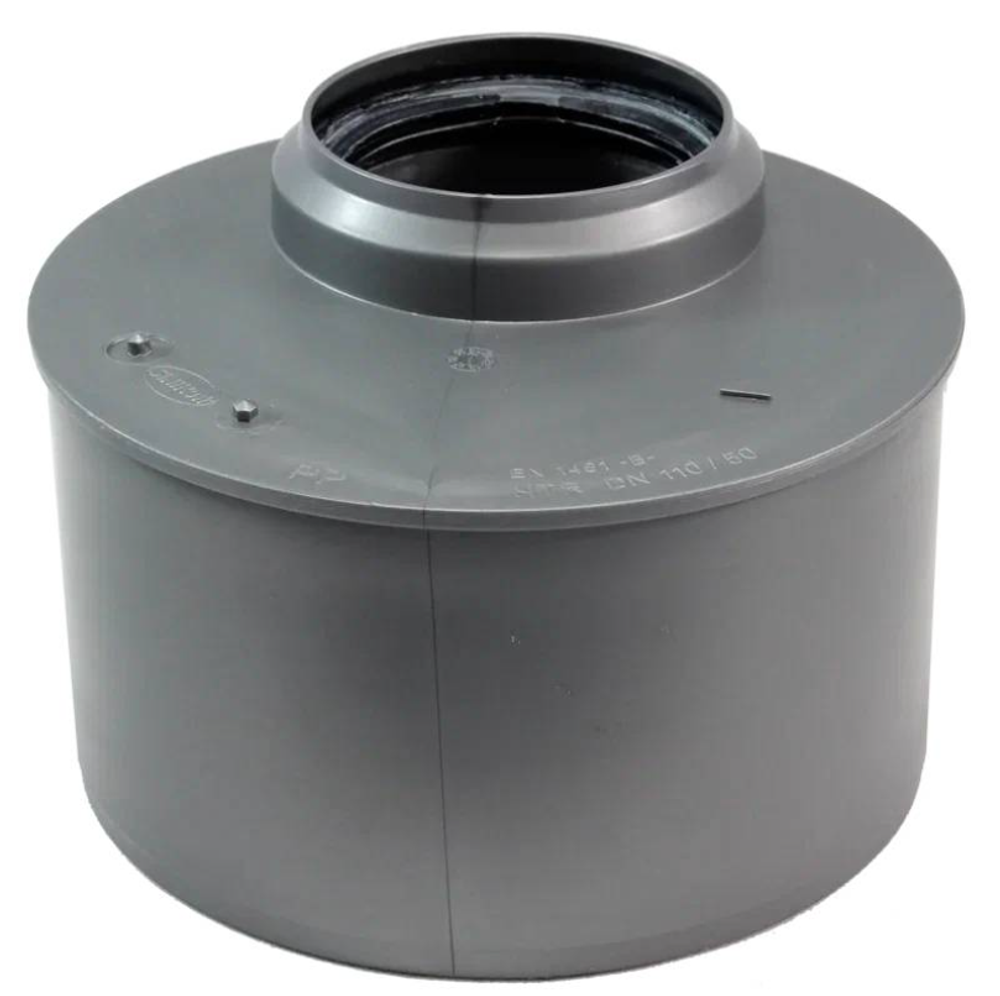 Переходник PP 110*50 эксцентр. короткий СИНИКОН