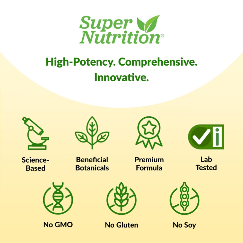 Super Nutrition, глюкозамин, хондроитин и МСМ с калием и витамином C, 240 растительных капсул