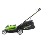 Аккумуляторная газонокосилка Greenworks G40LM45K4 40В (1 x 4 Ач, ЗУ) нож 45 см, 2500107VB