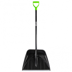 Лопата для уборки снега пластиковая Profi, 550 х 415 х 1405 мм, алюминиевый черенок, Россия, Palisad