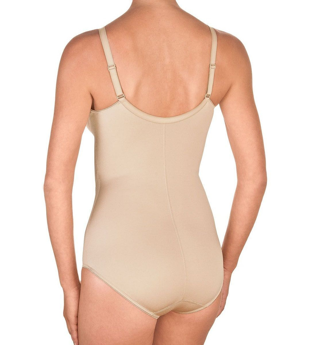 Боди с мягкими молдированными чашками на каркасах (Размер: 85D) (Цвет: пудровый)