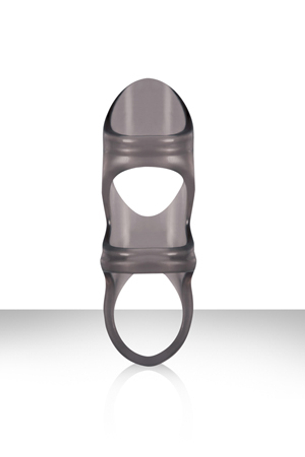 Черная насадка на пенис RENEGADE POWER CAGE с петлей для мошонки