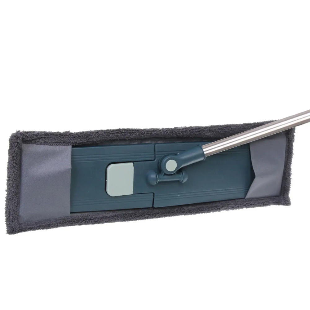 Швабра Селфи с насадкой из микрофибры, насадка 130гр Gray