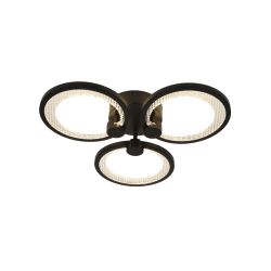 Светильник потолочный светодиодный ЭРА Модерн Odry CLL-1-46-RC BK с ДУ 46W 3000-6500К черный | Светильники SPB-6 с ДУ