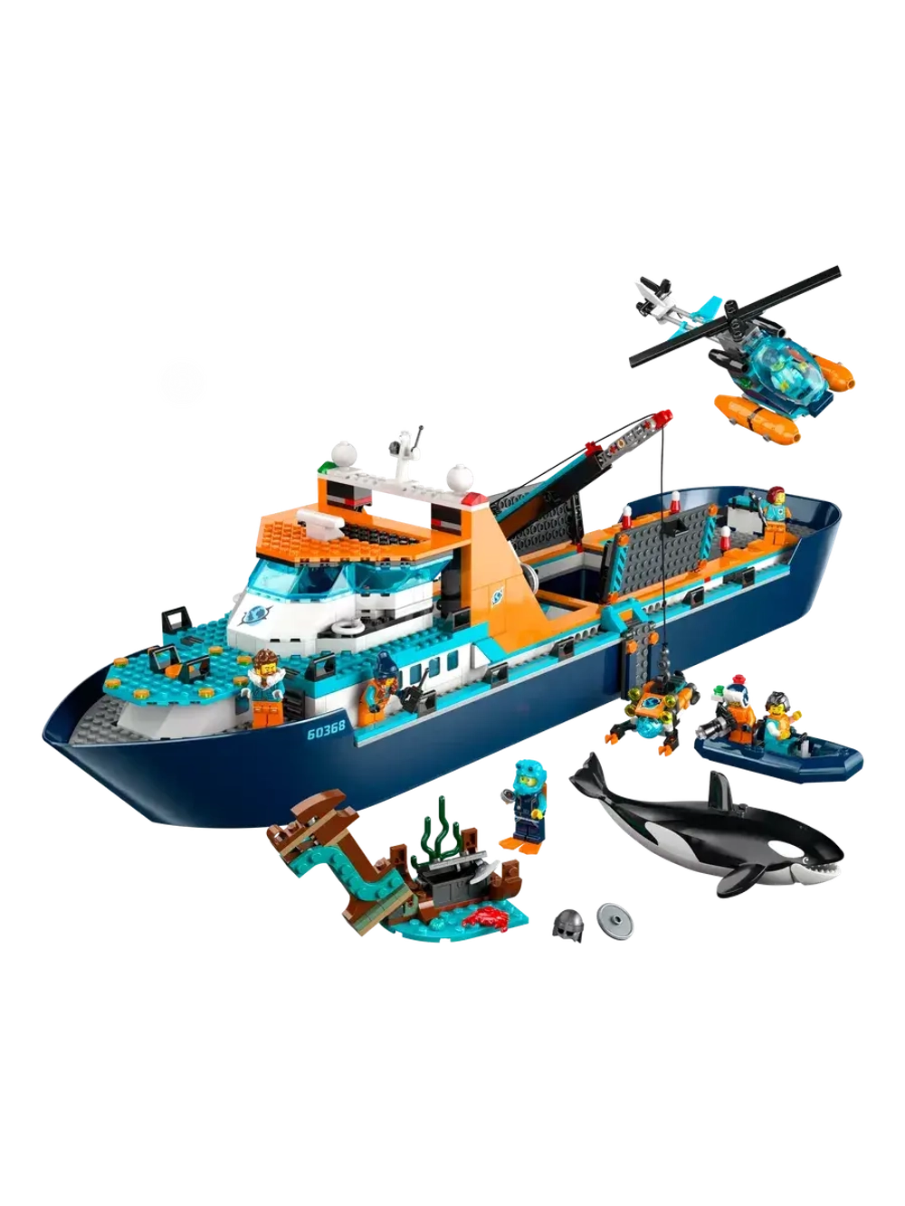 Конструктор Сити Исследователь арктики- 815 деталей