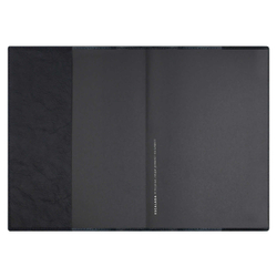 Ежедневник недатированный ESCALADA, А5+, 160 л., арт. 70583/ 10 ФЛАНСТЕР СИНИЙ (кожзам: 175х245 мм, мягкий переплёт, запаянный край, съёмная обложка, материал обложки: искусственная кожа "Фланстэр"; способ крепления блока: вставной блок, ниткошвейный