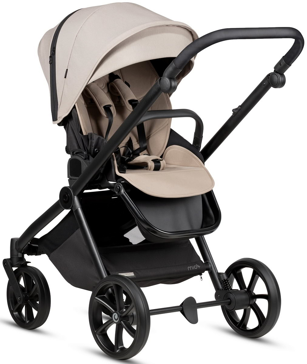 Детская коляска Tutis Mio 3 Plus Essential New 4 в 1 с автокреслом Elo Lux EduSky Black и базой 1622611 Moon Rock