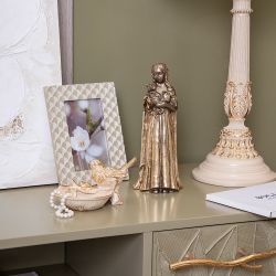 Статуэтка Девушка с драконом Бронза