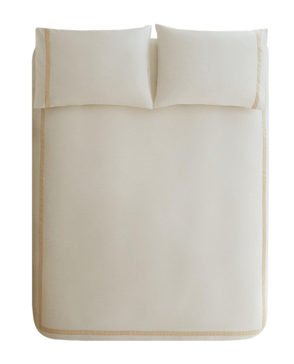 Пододеяльник Zara Home сатин, хлопок 100%, однотонный, 5178/088