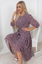 Платье Хелен (лиловый) Р11-1075/12 Nikol (Акция)