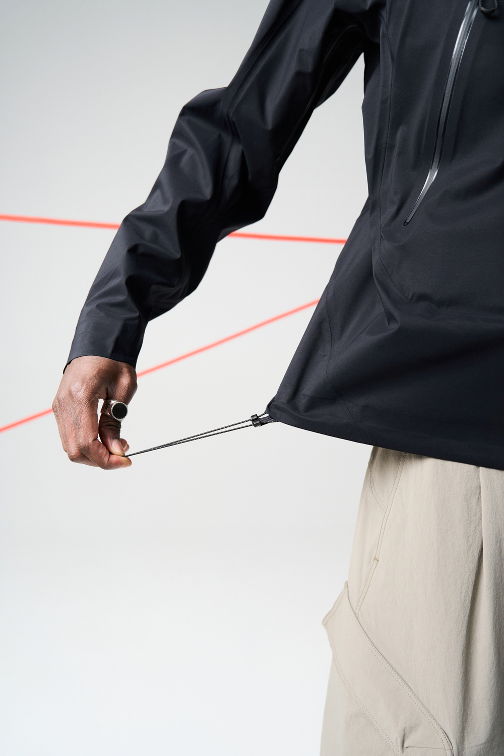 Куртка Nothomme Blue Monte Jingxing Waterproof Windbreaker "Cool Black"