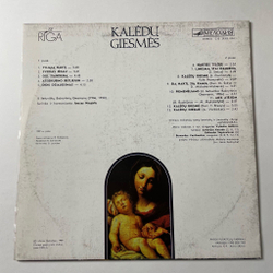 Винтажная виниловая пластинка LP Berniuku Ir Jaunuoli Choras Azuoliukas Kaledu Giesmes (СССР 1990)