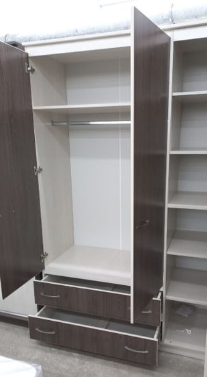 Шкаф ВЕНА-3 с зеркалом левый