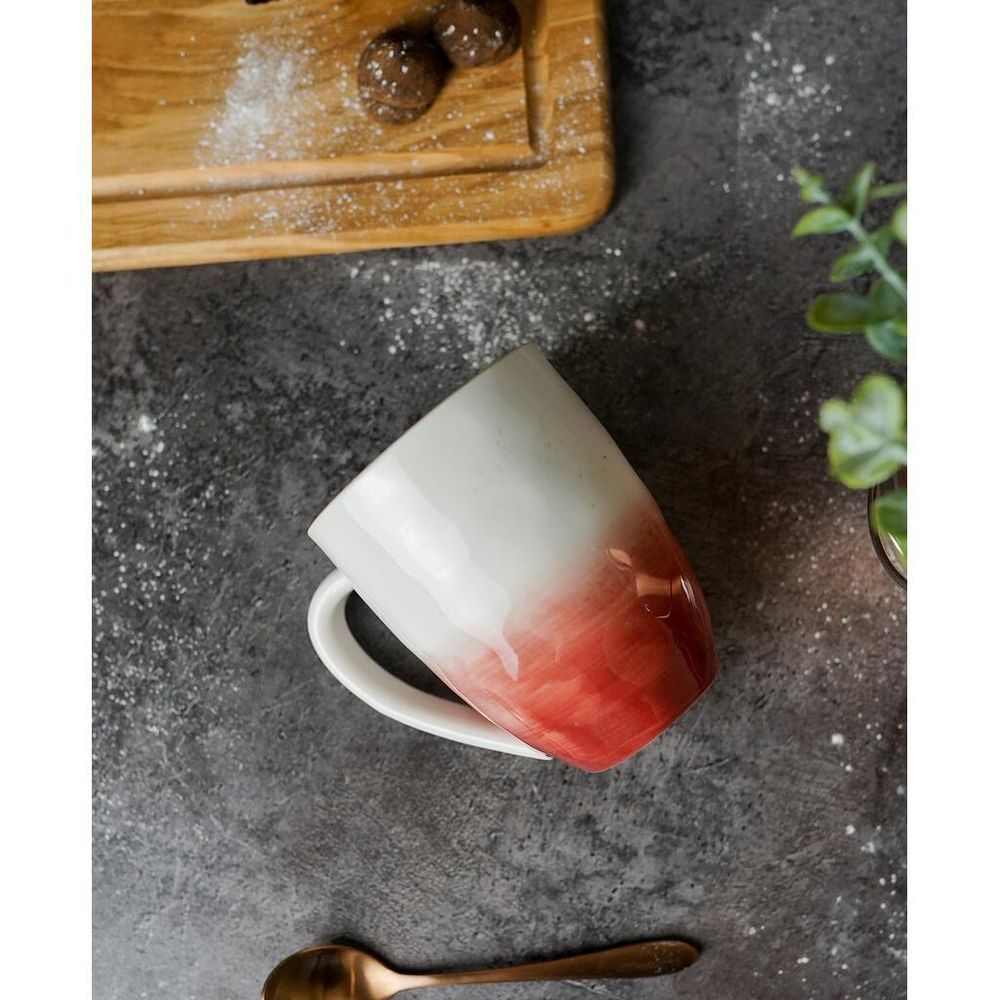 Кружка 450 мл красная d 9 см h11 см фарфор "The   Eco" P.L. Proff Cuisine [4]