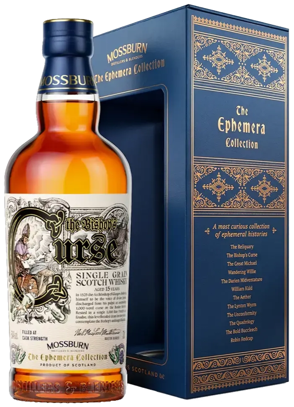 Виски Mossburn The Ephemera Collection The Archbishop’s Curse, 0.7 л.