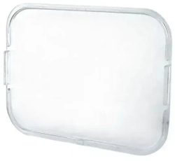 Стекло для электрощитов ЩРУ пластик 2шт. Посадочное место 100мм х 75мм