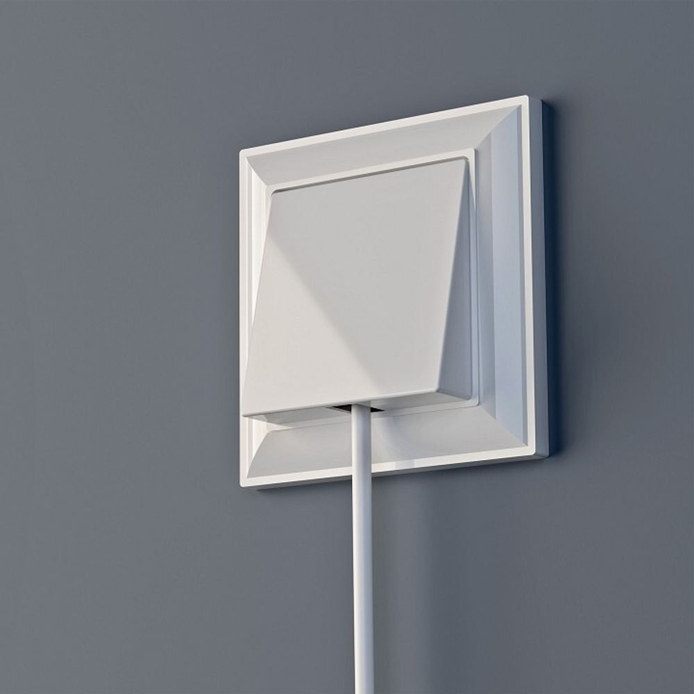 Розетка для вывода кабеля без рамки Werkel белый W1150201