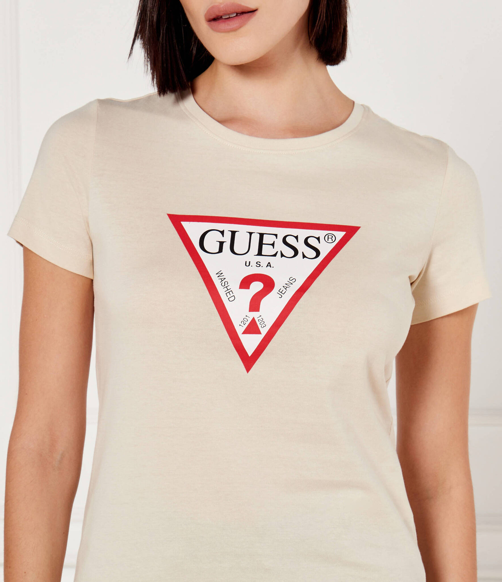 Футболка GUESS - кремовый (W1YI1B I3Z14)