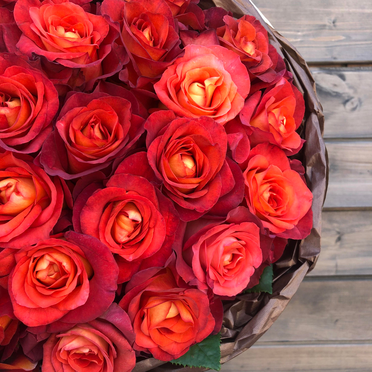 ×2 Кофе-брейк — букет интерьерных роз