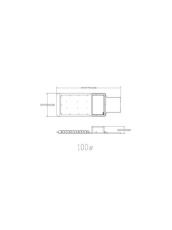 Светильник светодиодный SPP-503-0-50K-100 100Вт 5000К IP65 10000лм консольный (аналог ДКУ) Эра Б0043669