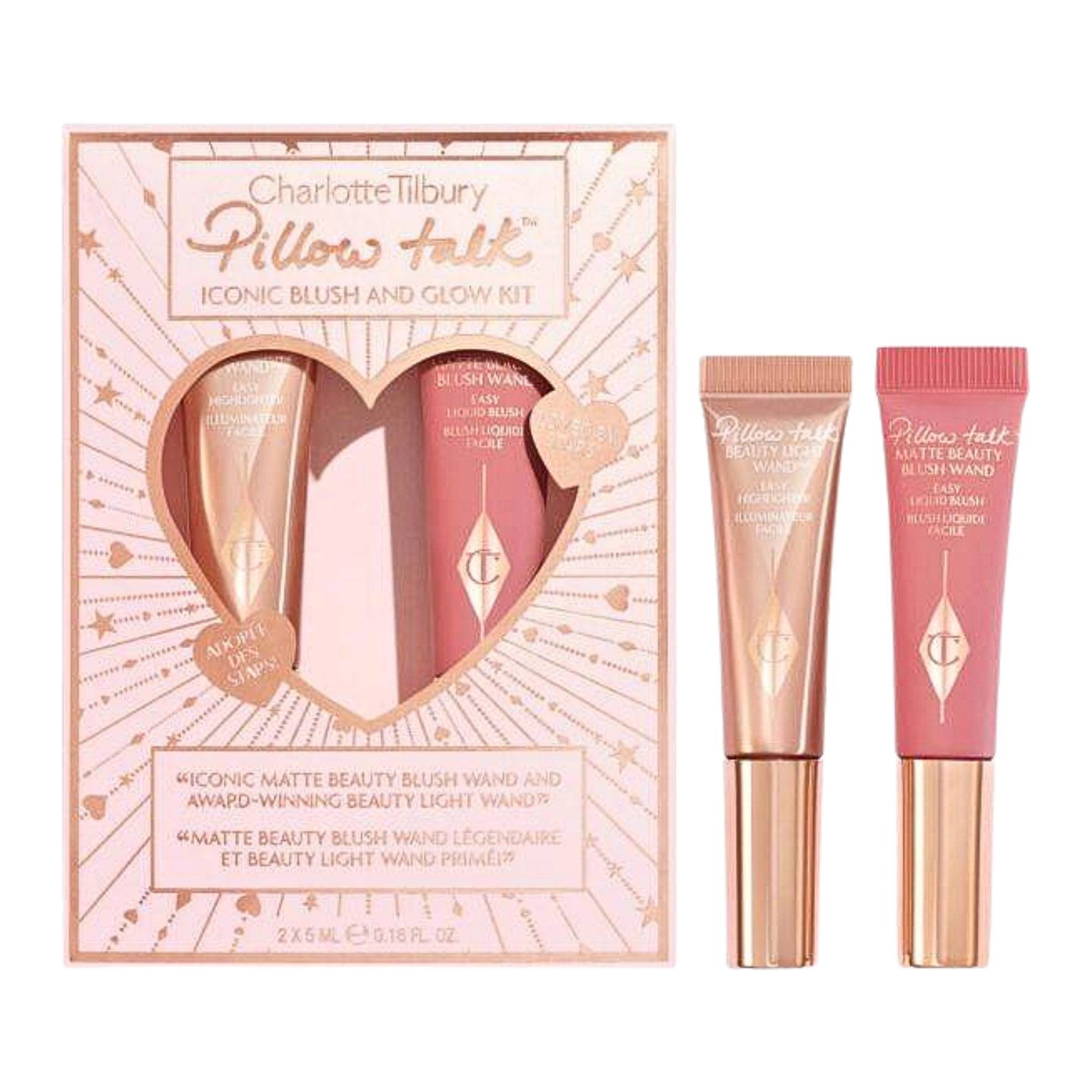 Charlotte Tilbury Pillow Talk Iconic Blush and Glow Kit