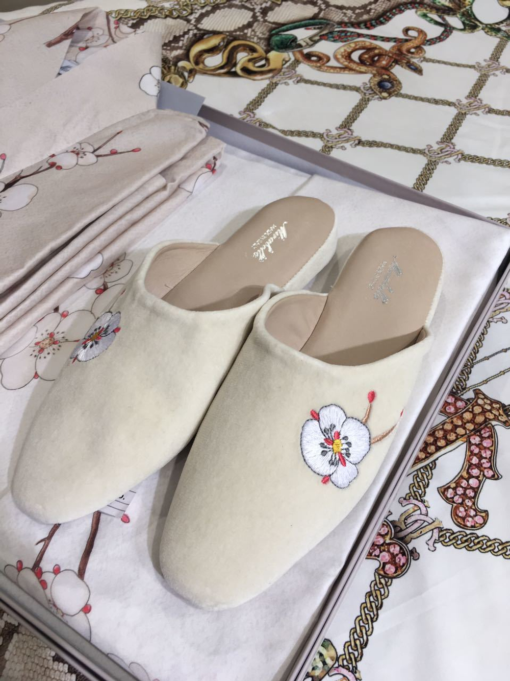 Домашние тапочки Mirabello Floralie Италия