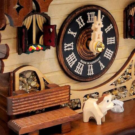 Настольно-настенные часы с кукушкой 40310-8M SARS